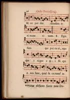 An illustration from Ordo officii divini in solemnitate S. Genovefae. Quando sacrae ejus reliquiae in processione generali deferuntur. (1652)