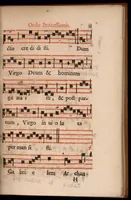 An illustration from Ordo officii divini in solemnitate S. Genovefae. Quando sacrae ejus reliquiae in processione generali deferuntur. (1652)