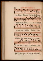 An illustration from Ordo officii divini in solemnitate S. Genovefae. Quando sacrae ejus reliquiae in processione generali deferuntur. (1652)