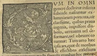 An illustration from Epitome totius astrologiae, conscripta a Joanne Hispalensi Hispano astrologo celeberrimo, ante annos quadringentos, ac nunc primum in lucem edita. Cum praefatione Joachimi Helleri Leucopetraei, contra astrologiae adversarios. (1548)