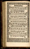 An illustration from Psalmen und geistliche Lieder, welche in den Kirchen unnd Schülen beyder Fürstenthumb Newburg und Zweybrucken gesungen werden. Sampt etlichen Collecten und dem kleinen Catechismo Doctoris Martini Lutheri. (1578)