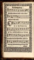 An illustration from Psalmen und geistliche Lieder, welche in den Kirchen unnd Schülen beyder Fürstenthumb Newburg und Zweybrucken gesungen werden. Sampt etlichen Collecten und dem kleinen Catechismo Doctoris Martini Lutheri. (1578)