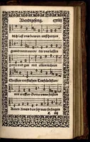 An illustration from Psalmen und geistliche Lieder, welche in den Kirchen unnd Schülen beyder Fürstenthumb Newburg und Zweybrucken gesungen werden. Sampt etlichen Collecten und dem kleinen Catechismo Doctoris Martini Lutheri. (1578)