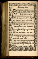 An illustration from Psalmen und geistliche Lieder, welche in den Kirchen unnd Schülen beyder Fürstenthumb Newburg und Zweybrucken gesungen werden. Sampt etlichen Collecten und dem kleinen Catechismo Doctoris Martini Lutheri. (1578)