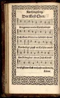 Picture 7 of 21 from Psalmen und geistliche Lieder, welche in den Kirchen unnd Schülen beyder Fürstenthumb Newburg und Zweybrucken gesungen werden. Sampt etlichen Collecten und dem kleinen Catechismo Doctoris Martini Lutheri. (1578), leaf 75