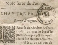 An illustration from Le cuisinier methodique (1669)