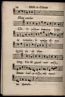 An illustration from Missa in octava S. Dionysii areopagitae, et sociorum martyrum. Ad usum regalis ecclesiae ejusdem S. Dionysii in Franciâ, ordinis S. Benedicti, congregationis S. Mauri. (1658)
