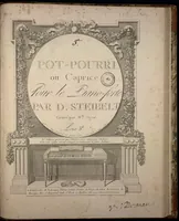 Picture 1 of 2 from 3e pot-pourri où caprice pour le piano-forte par D. Steibelt. Gravé par M.de Oger. (1700), leaf 10