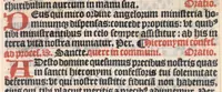An illustration from Processionale recens emendatum, juxta ritum insignis ecclesie et diocesis Parisiensis. Quod quidem complectitur et continet ea que in processionibus per totum anni curriculum sunt cantanda. (1556)