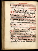 An illustration from Processionale recens emendatum, juxta ritum insignis ecclesie et diocesis Parisiensis. Quod quidem complectitur et continet ea que in processionibus per totum anni curriculum sunt cantanda. (1556)