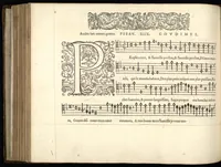 An illustration from Contratenor. Septieme livre de pseaumes de David. Mis en musique a quatre parties en forme de motetz. Par Claude Goudimel (1566)