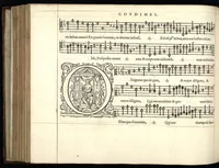 Picture 5 of 10 from Contratenor. Septieme livre de pseaumes de David. Mis en musique a quatre parties en forme de motetz. Par Claude Goudimel (1566), leaf 19