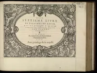An illustration from Tenor. Septieme livre de pseaumes de David. Mis en musique a quatre parties en forme de motetz. Par Claude Goudimel (1566)