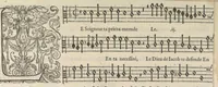 An illustration from Tenor. Septieme livre de pseaumes de David. Mis en musique a quatre parties en forme de motetz. Par Claude Goudimel (1566)