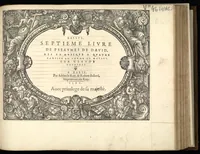 Picture 1 of 4 from Bassus. Septieme livre de pseaumes de David. Mis en musique a quatre parties en forme de motetz. Par Claude Goudimel (1566), leaf 10