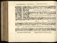 Picture 3 of 5 from Contratenor. Huitieme livre de pseaumes de David mis en musique a quatre parties en forme de motetz par Claude Goudimel. (1566), leaf 25