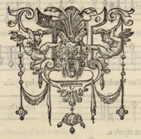 An illustration from Tenor. Huitieme livre de pseaumes de David mis en musique a quatre parties en forme de motetz par Claude Goudimel. (1566)