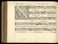 An illustration from Bassus. Huitieme livre de pseaumes de David mis en musique a quatre parties en forme de motetz par Claude Goudimel. (1566)