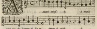An illustration from Livre de melanges de C. le Jeune. Tenor (1585)