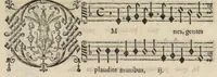 An illustration from Livre de melanges de C. le Jeune. Tenor (1585)