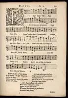 An illustration from Livre de melanges de C. le Jeune. Bassus. (1585)