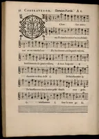 An illustration from Livre de melanges de C. le Jeune. Contratenor. (1585)