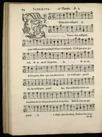 An illustration from Livre de melanges de C. le Jeune. Superius. (1585)