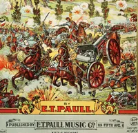 Picture 1 of 2 from Battle of the nations : march descriptive (1915), leaf 1