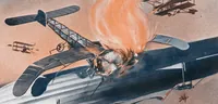 An illustration from Battle in the sky (1915)