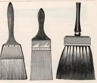 An illustration from Becker Moore Paint Company confidential price list. (1900)