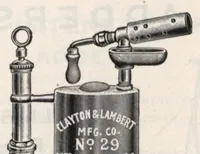 An illustration from Becker Moore Paint Company confidential price list. (1900)