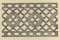 An illustration from Beeton's book of needlework : consisting of Ladies' lace book, Crochet patterns, Ornamental needlework, Macrame lace, Children's fancy book, Church embroidery, Drawn linen work (1800)