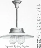 An illustration from Benjamin Electric Mfg. Co., manufacturers, wireless clusters and lighting specialties. (1912)