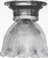 An illustration from Benjamin Electric Mfg. Co., manufacturers, wireless clusters and lighting specialties. (1912)