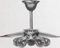 An illustration from Benjamin Electric Mfg. Co., manufacturers, wireless clusters and lighting specialties. (1912)