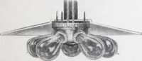 An illustration from Benjamin Electric Mfg. Co., manufacturers, wireless clusters and lighting specialties. (1912)