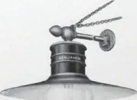 An illustration from Benjamin Electric Mfg. Co., manufacturers, wireless clusters and lighting specialties. (1912)