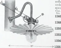 An illustration from Benjamin Electric Mfg. Co., manufacturers, wireless clusters and lighting specialties. (1912)