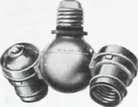 An illustration from Benjamin Electric Mfg. Co., manufacturers, wireless clusters and lighting specialties. (1912)