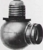 An illustration from Benjamin Electric Mfg. Co., manufacturers, wireless clusters and lighting specialties. (1912)