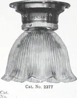 An illustration from Benjamin Electric Mfg. Co., manufacturers, wireless clusters and lighting specialties. (1912)