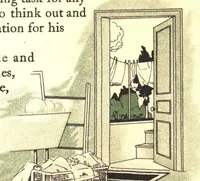 An illustration from Beautiful homes: hints on wood finishing and interior decorating. (1919)