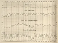 An illustration from Bollettino meteorologico ed astronomico del Regio Osservatorio dell'Università di Torino, 1869 (vol. 4) (1869)