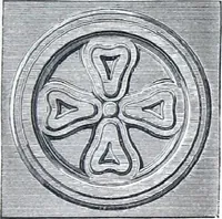 An illustration from Boult's carving, paneling, moulding and dovetailing machine for shaping, edge moulding, surface moulding, moulding scroll or fret work, paneling, dovetailing, etc (1880)