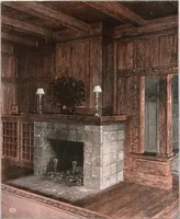 An illustration from California Redwood "nature's lumber masterpiece" (1916)
