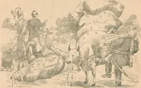 An illustration from Cartoons from the "Hindi Punch" : 1904. (1904)