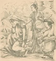 An illustration from Cartoons from the "Hindi Punch" : 1904. (1904)