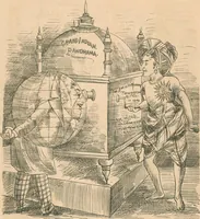Picture 53 of 103 from Cartoons from the "Hindi Punch" : 1904. (1904), leaf 81