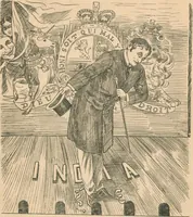 Picture 59 of 103 from Cartoons from the "Hindi Punch" : 1904. (1904), leaf 87
