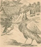 An illustration from Cartoons from the "Hindi Punch" : 1904. (1904)
